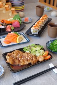 Chicken Teriyaki Aburi Sushi